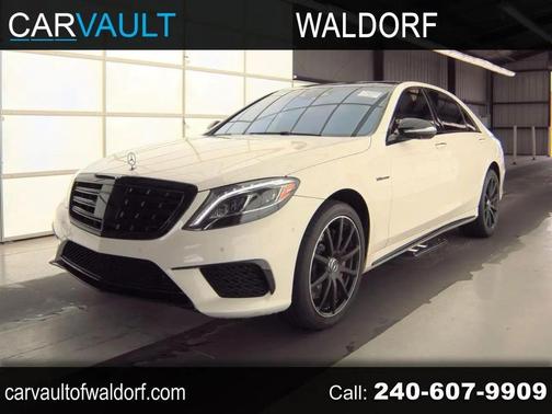 WHITE 2017 Mercedes-Benz AMG S 63 4MATIC