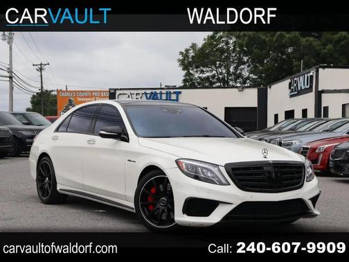 WHITE 2017 Mercedes-Benz AMG S 63 4MATIC