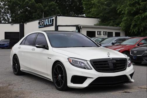 WHITE 2017 Mercedes-Benz AMG S 63 4MATIC