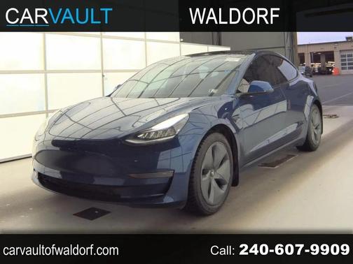 Deep Blue Metallic 2020 Tesla Model 3 Long Range