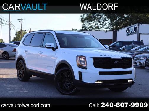 Glacial White Pearl 2021 Kia Telluride SX