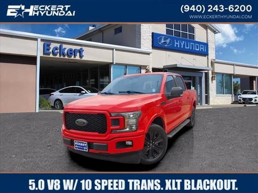 Red 2020 Ford F-150 XLT