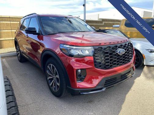 Rapid Red Metallic Tinted Clearcoat 2026 Ford Explorer ST-Line