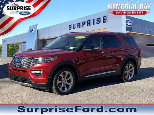 Rapid Red Metallic Tinted Clearcoat 2020 Ford Explorer Platinum