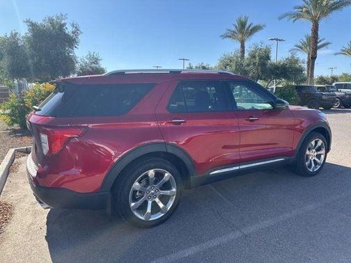 Rapid Red Metallic Tinted Clearcoat 2020 Ford Explorer Platinum