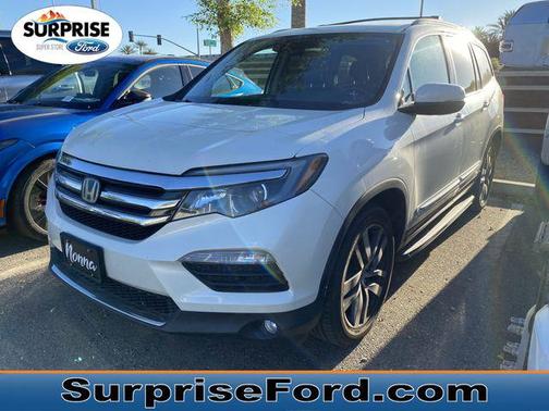 White Diamond Pearl 2017 Honda Pilot Elite