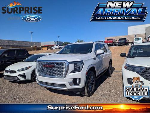 White Frost Tricoat 2021 GMC Yukon Denali