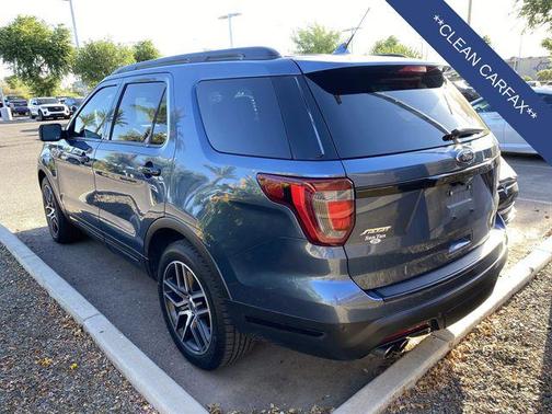 Blue Metallic 2018 Ford Explorer Sport
