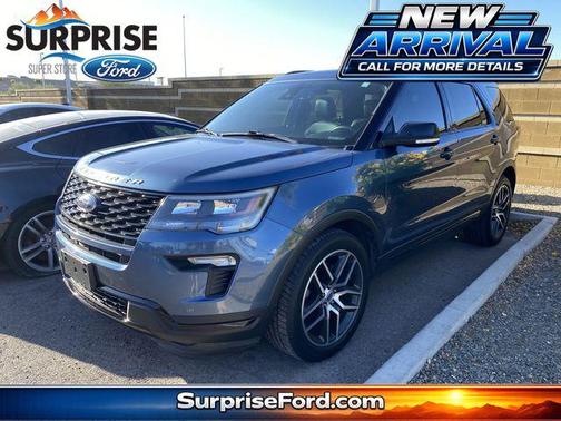 Blue Metallic 2018 Ford Explorer Sport