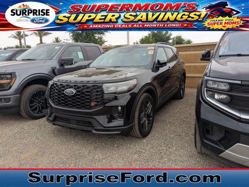 Agate Black 2025 Ford Explorer ST