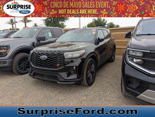 Agate Black 2025 Ford Explorer ST