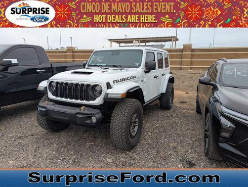 Bright White Clearcoat 2024 Jeep Wrangler Rubicon 392