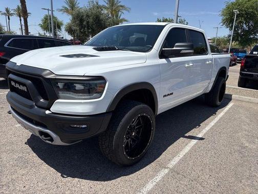Bright White Clearcoat 2021 RAM 1500 Rebel