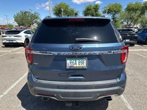 Blue Metallic 2018 Ford Explorer XLT