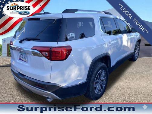Summit White 2018 GMC Acadia SLE-2