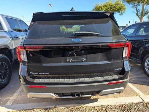 Agate Black Metallic 2025 Ford Explorer Platinum