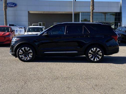 Agate Black Metallic 2025 Ford Explorer Platinum