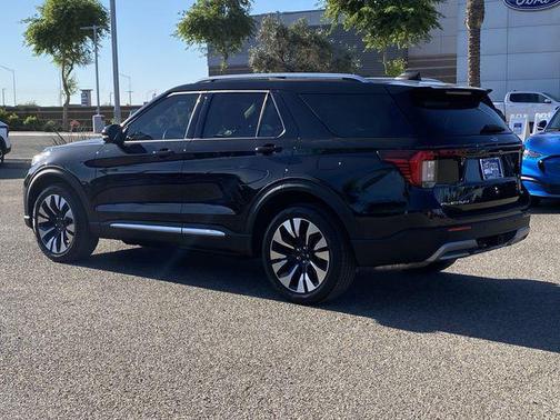 Agate Black Metallic 2025 Ford Explorer Platinum