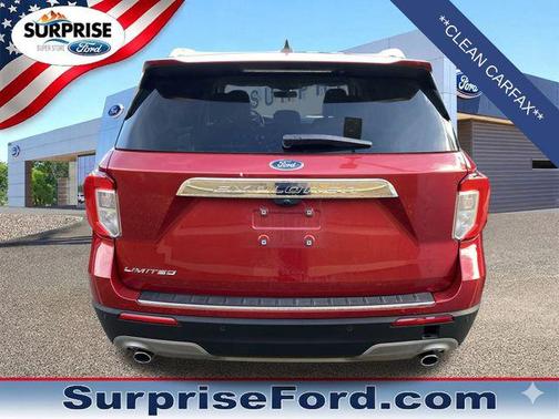 Rapid Red Metallic Tinted Clearcoat 2021 Ford Explorer Limited