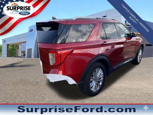 Rapid Red Metallic Tinted Clearcoat 2021 Ford Explorer Limited