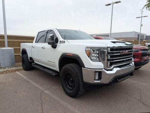 Summit White 2021 GMC Sierra 2500 SLT