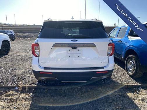 Star White Metallic Tri-Coat 2021 Ford Explorer XLT