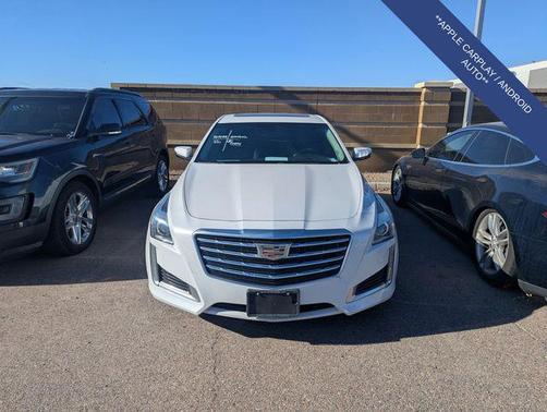 Crystal White Tricoat 2017 Cadillac CTS 2.0L Turbo Luxury