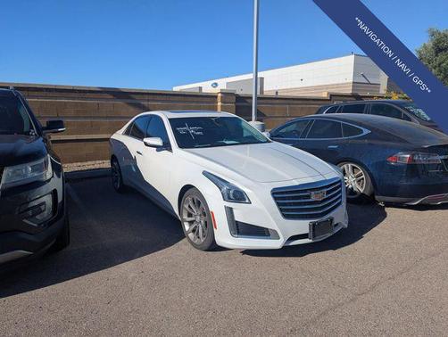 Crystal White Tricoat 2017 Cadillac CTS 2.0L Turbo Luxury