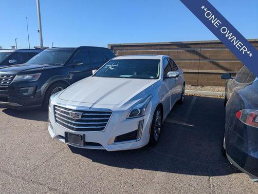 Crystal White Tricoat 2017 Cadillac CTS 2.0L Turbo Luxury