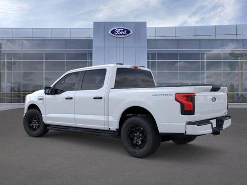 Oxford White 2025 Ford F-150 Lightning XLT