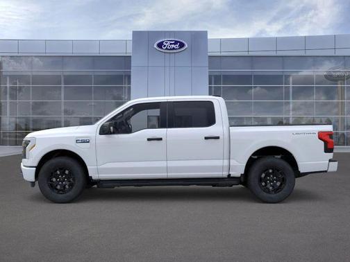 Oxford White 2025 Ford F-150 Lightning XLT