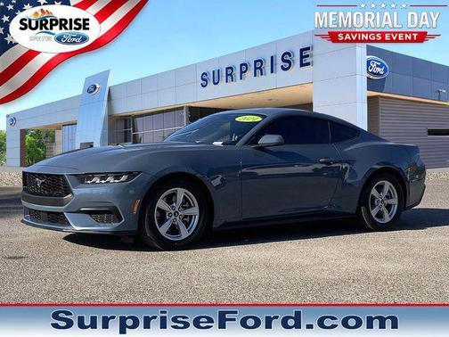 Vapor Blue Metallic 2024 Ford Mustang EcoBoost
