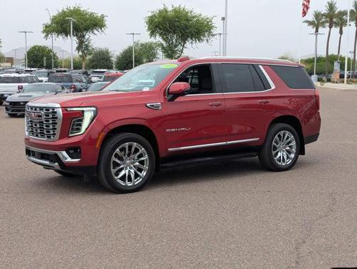 Volcanic Red Tintcoat 2025 GMC Yukon Denali