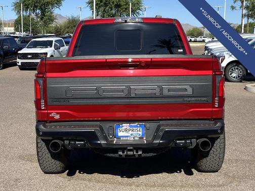 Rapid Red Metallic Tinted Clearcoat 2025 Ford F-150 Raptor