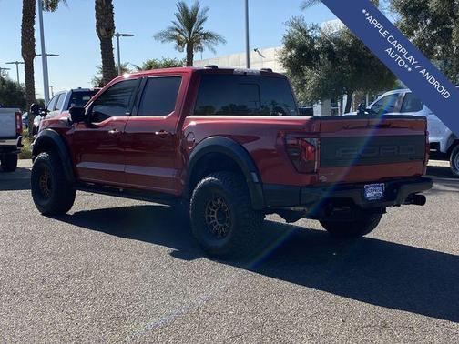 Rapid Red Metallic Tinted Clearcoat 2025 Ford F-150 Raptor
