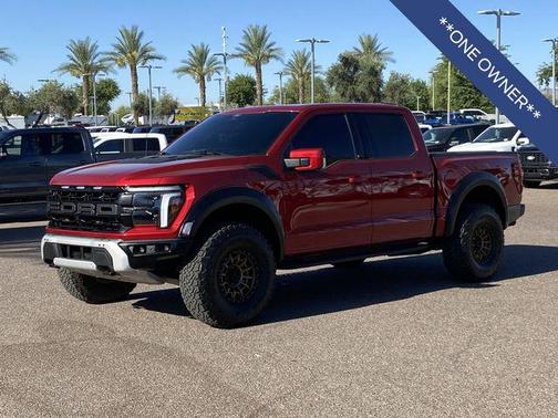 Rapid Red Metallic Tinted Clearcoat 2025 Ford F-150 Raptor