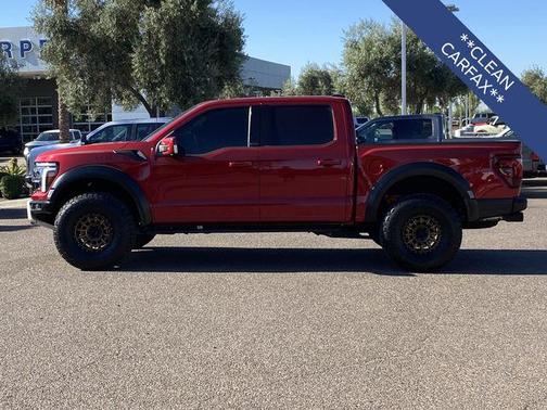 Rapid Red Metallic Tinted Clearcoat 2025 Ford F-150 Raptor
