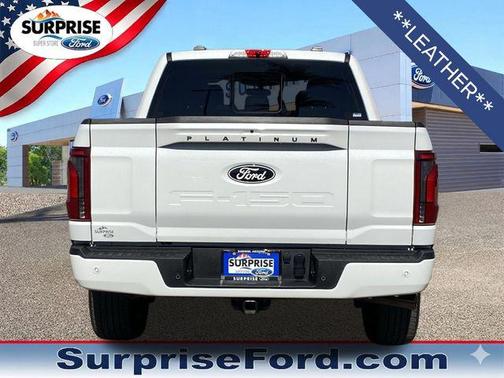 Star White Metallic Tri-Coat 2025 Ford F-150 Platinum