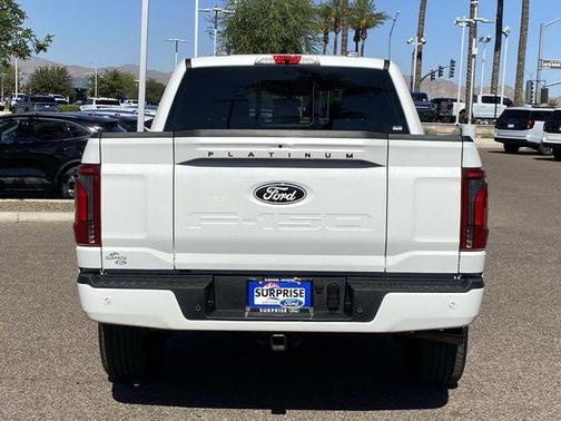 Star White Metallic Tri-Coat 2025 Ford F-150 Platinum