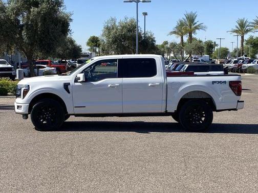 Star White Metallic Tri-Coat 2025 Ford F-150 Platinum