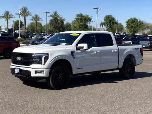 Star White Metallic Tri-Coat 2025 Ford F-150 Platinum
