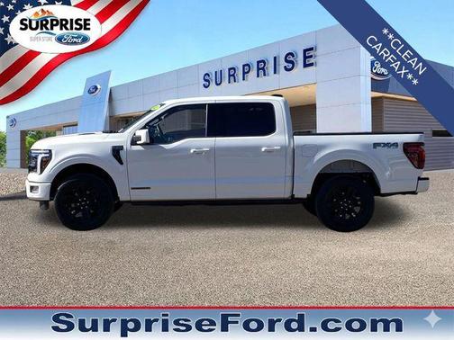 Star White Metallic Tri-Coat 2025 Ford F-150 Platinum