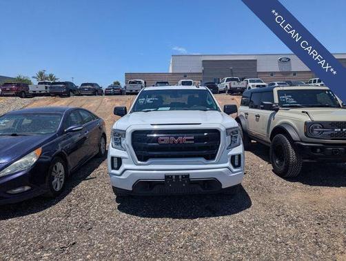 Summit White 2021 GMC Sierra 1500 Elevation