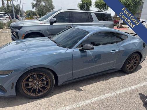 Vapor Blue Metallic 2025 Ford Mustang EcoBoost Premium
