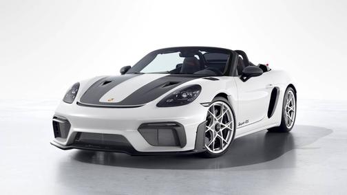 White 2025 Porsche 718 Spyder