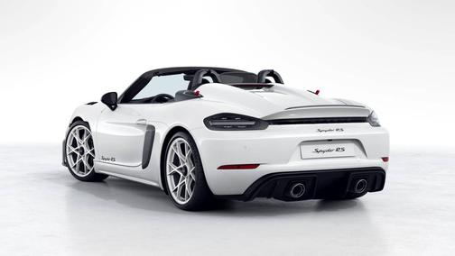 White 2025 Porsche 718 Spyder