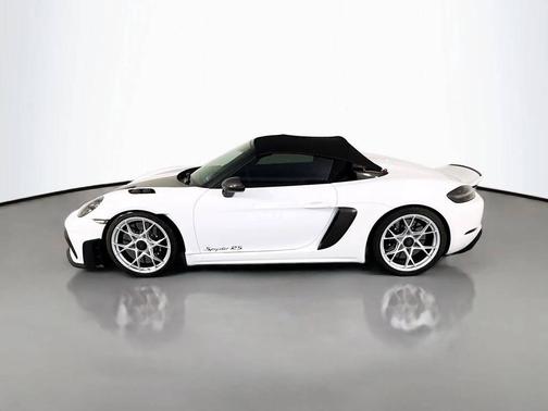 White 2025 Porsche 718 Spyder