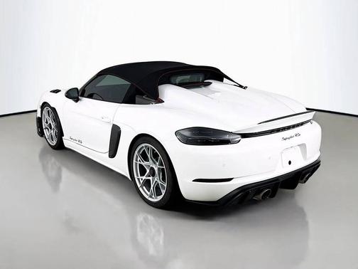 White 2025 Porsche 718 Spyder