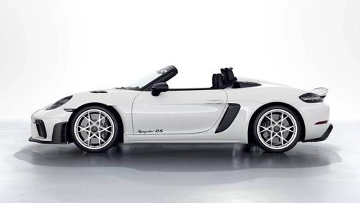White 2025 Porsche 718 Spyder