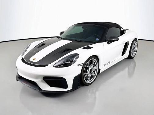 White 2025 Porsche 718 Spyder